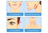 Microcurrent facial lifting treatment